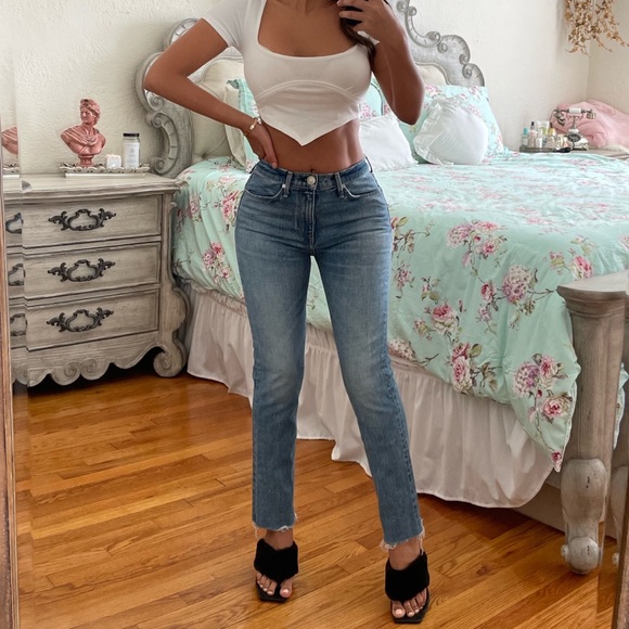 Gorgeous blue denim Rag & Bone high waist jeans 😍 - Picture 3 of 10